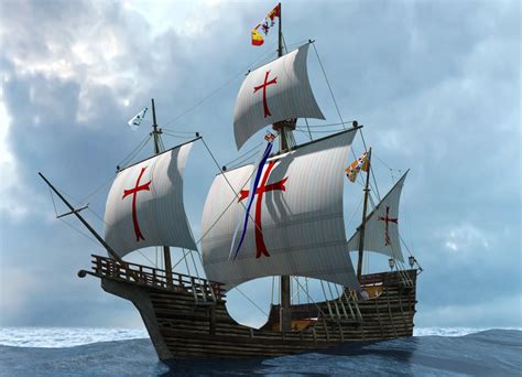 7 m) long on deck, and according to Juan Escalante de Mendoza in 1575, Santa Maria was " very little larger than 100 toneladas" (about 100 tons, or tuns) burthen, or burden, and was used as the flagship for the expedition. . Santa mara boats